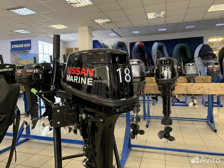Лодочный мотор NS Marine NM (Ниссан Марин) 18 лс Б
