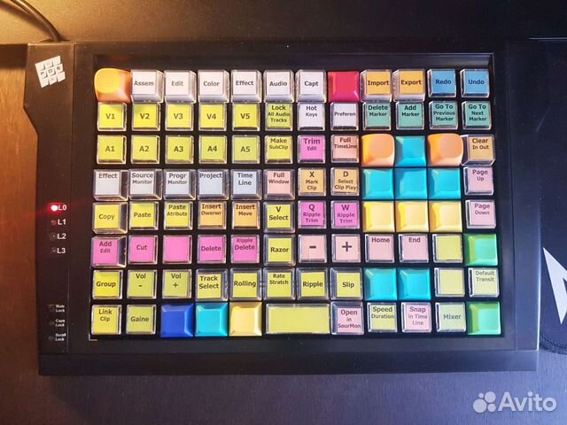 Монтаж видео. Клавиатура для Adobe Premier Pro