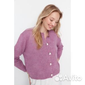 Кардиган trendyolmİLLA, сиреневый