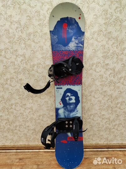 Сноуборд, крепление для сноуборда, ботинки