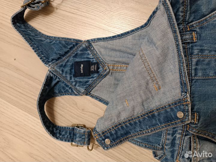 Джинсовый комбинезон gap 18-24 месяца