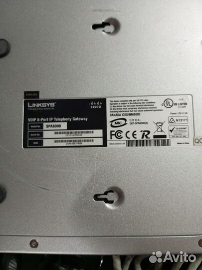 Телефонный адаптер Linksys SPA 8000 (Cisco)