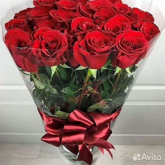 Высокие метровые розы Букеты Доставка