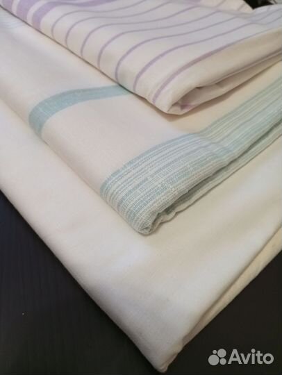 Простынь СССР новые хлопок, лен