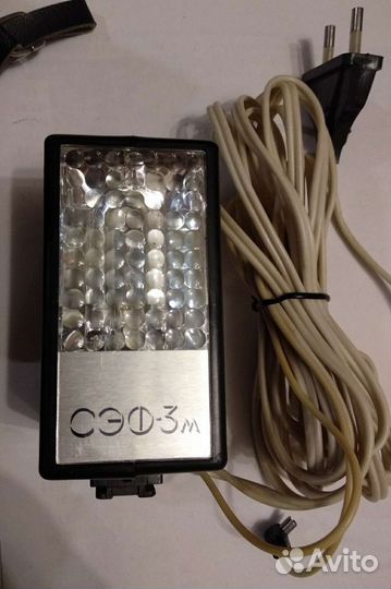 Фотоаппарат Зенит ет + вспышка (СССР)