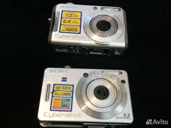 Компактные фотоаппараты Sony (7.2mpx) на запчасти