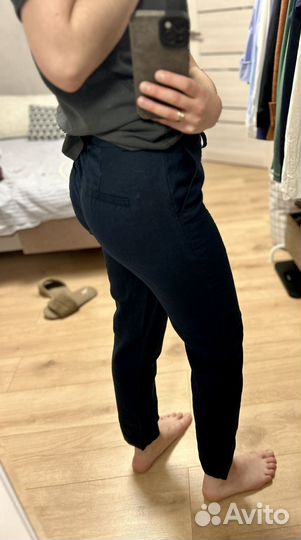 Брюки лен+хлопок