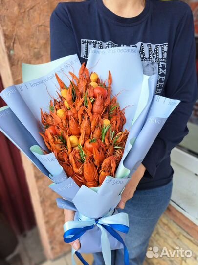 Мужской букет из раков