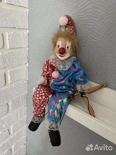 Кукла на веревочках/клоун/марионетка