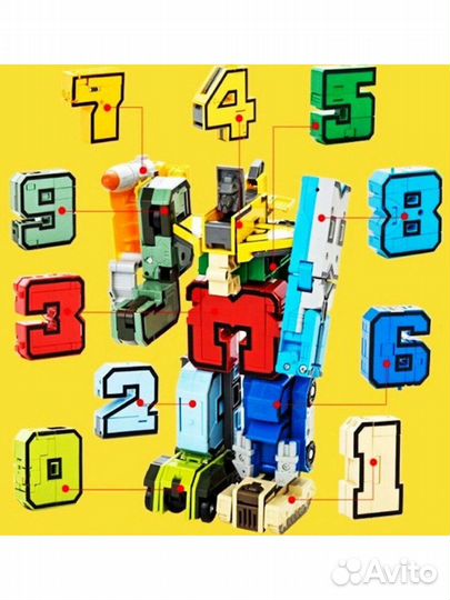 Набор цифр трансформеры