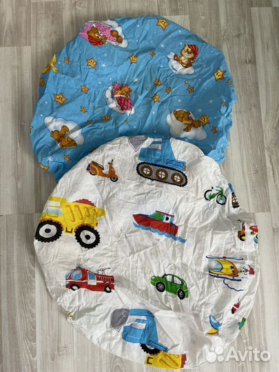 Простынь детская на круглый матрас