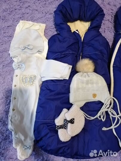 Конверт на выписку зима