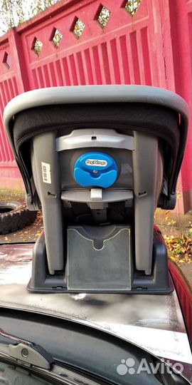 Детское автокресло-люлька от 0+ с базой