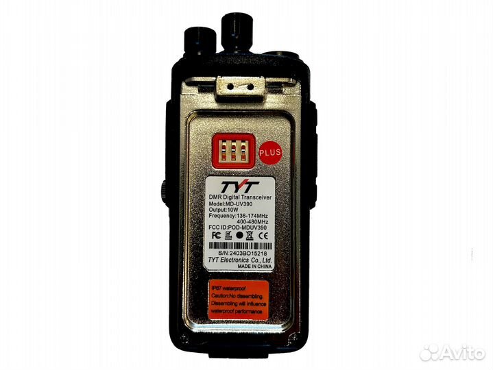 Радиостанция TYT MD-UV390 AES256 10w Новая