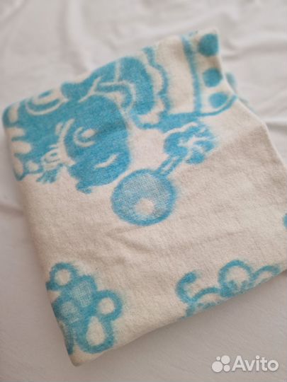 Одеяло детское байковое 100х140см