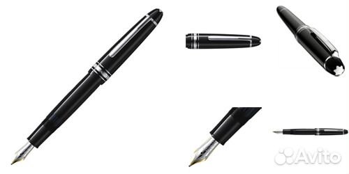 Ручка перьевая Montblanc Meisterstuck Platinum Lin