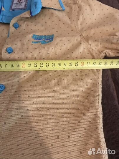 Стильная рубашка для мальчика 122 размер