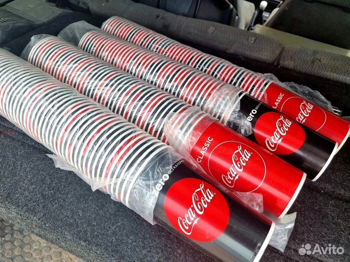 Стаканы бумажные 800 мл и бутылки пласти 1 л