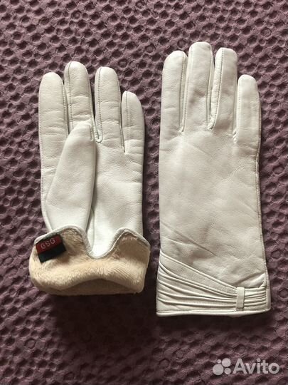 Перчатки женские натуральная кожа