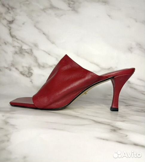 Мюли женские Zara 39 размер натуральная кожа