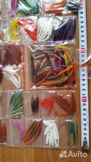 Силиконовые приманки для микроджига