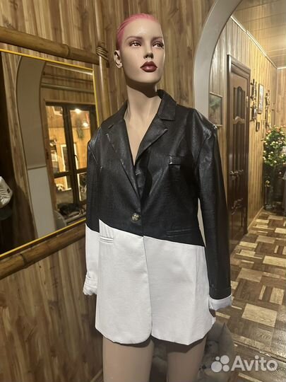 Кожаный пиджак