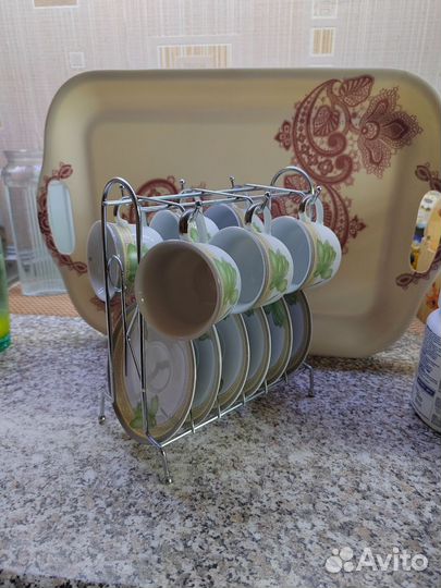 Кофейные чашки с блюдцем