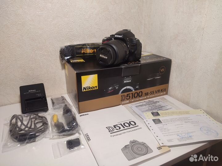 Nikon D5100 18-55 VR Kit (пробег 6тыс кадров)