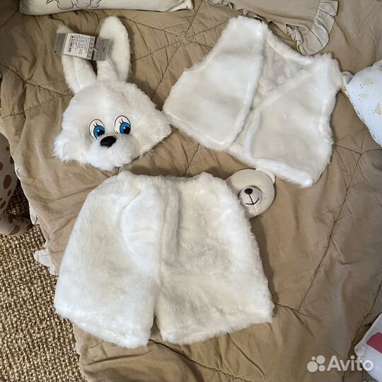 Карнавальный костюм зайчик, 4-5 лет, 110
