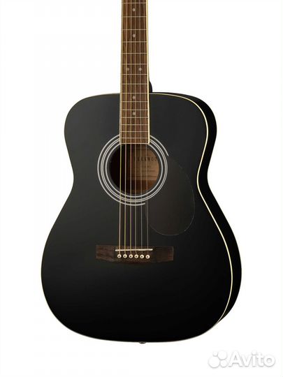 Акустическая гитара с чехлом Parkwood PF51 BKS