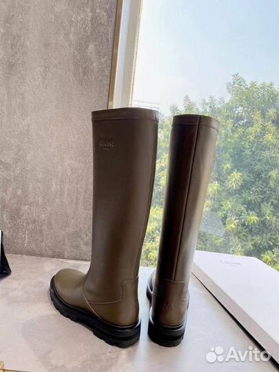 Сапоги женские Celine натуральная кожа