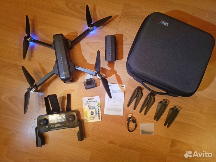 Квадрокоптер sjrc f11s 4k pro 2 акб