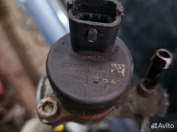 Топливная рампа 0445214075 hyundai Santa Fe