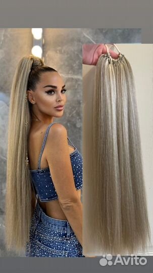 Хвост на резинке, накладной хвост, шиньон хвост