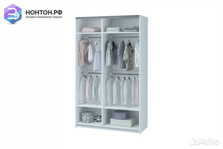 Шкаф-купе Тифани кенди / белый