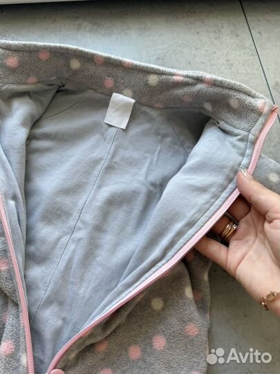 Комбинезон флисовый на девочку 74