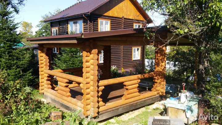 Оцилиндрованное бревно