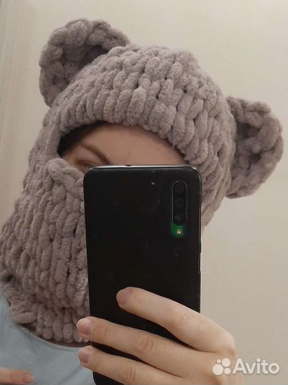 Плюшевая балаклава на заказ