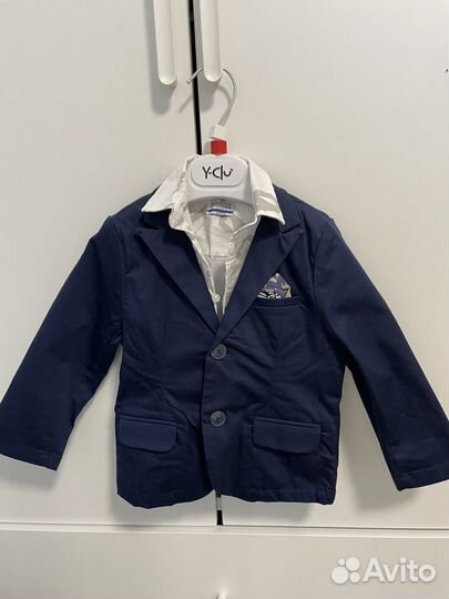 Пиджак и рубашка на годик