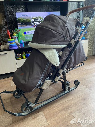 Санки коляска nika