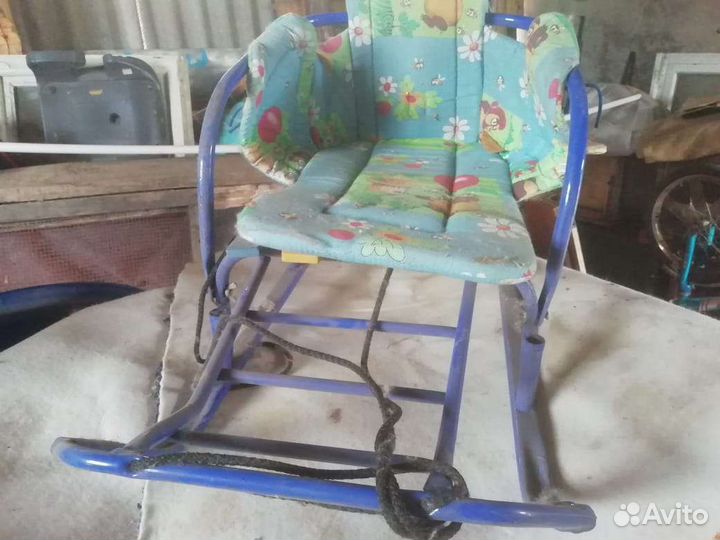 Детские зимние санки