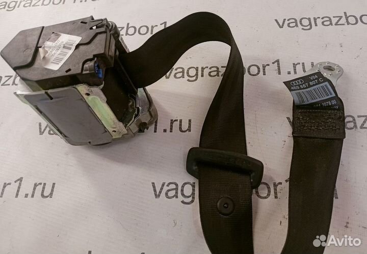 Ремень безопасности с пиропатроном Audi A8 (D3) II рестайлинг (2005–2007)