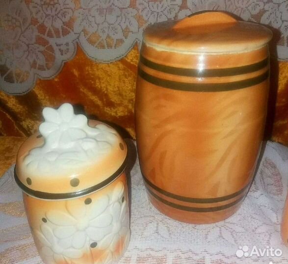 Набор для сыпучих продуктов и керамический