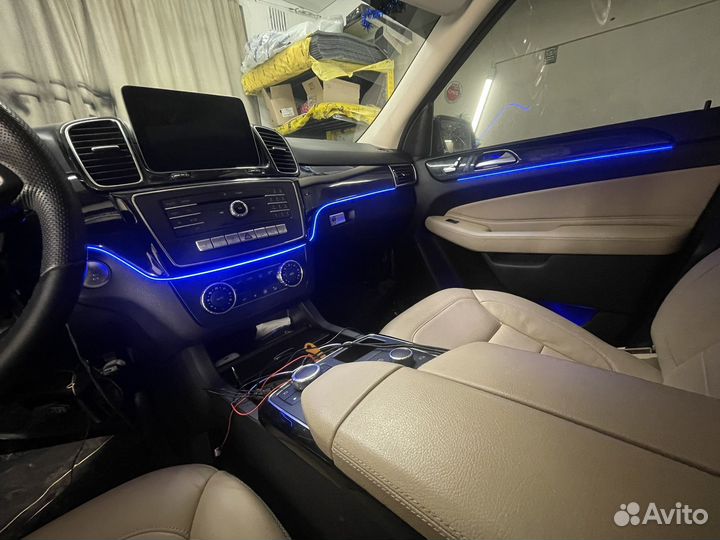 Установка контурной подсветки авто