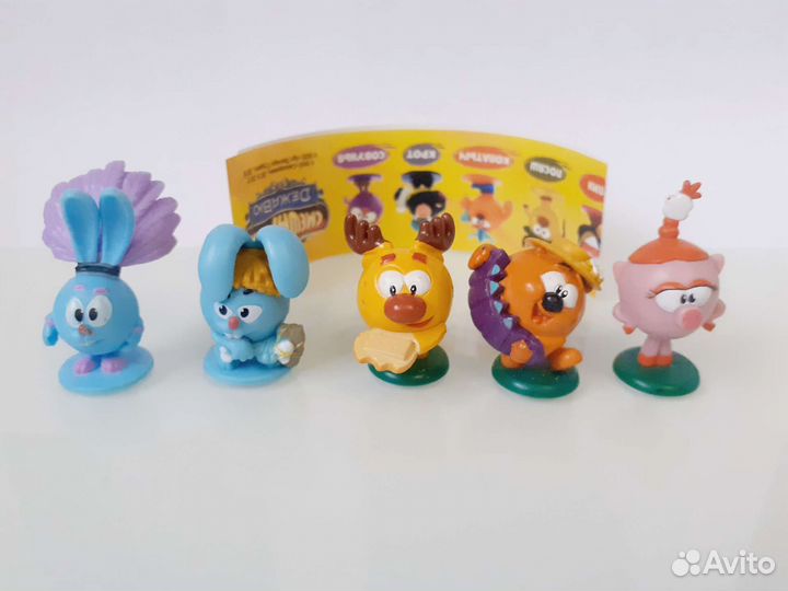 Игрушки из киндер современных мультфильмов