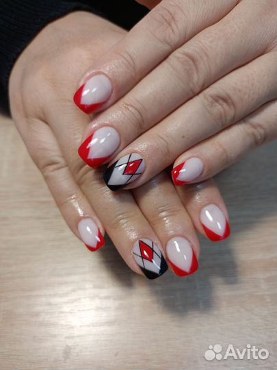 Маникюр, педикюр с покрытием гель лак