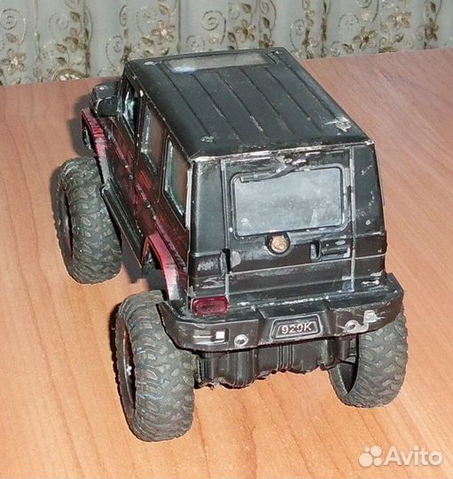 Машинка игрушка джип металл черный XLG 18х10.5х9.5