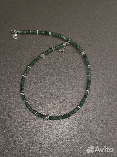 Чокер изумруд