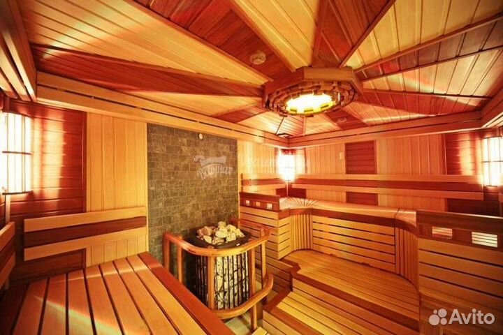 Бильярд с сауной, бассейном и джакузи