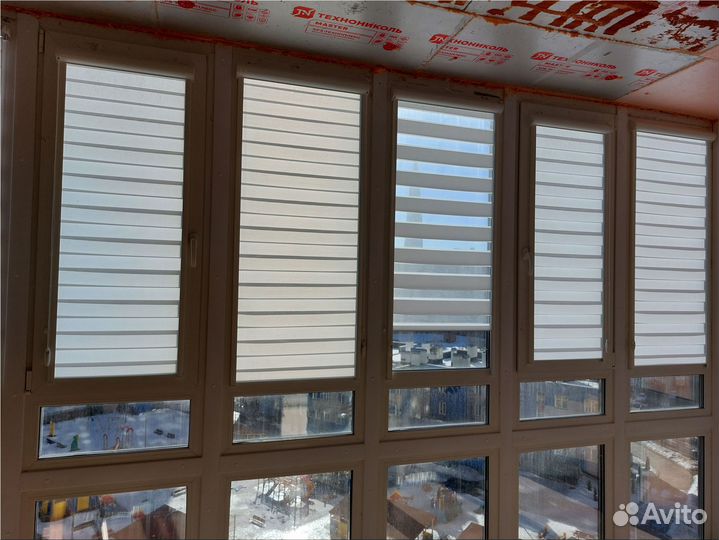 Шторы Зебра рулонные на заказ новые